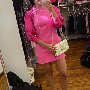 Something Navy Pink Denim Dress- Size 00